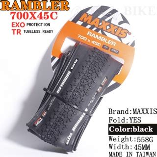 Maxxis Rambler Tubeless 700x38c 40c 45c 50c 650x47b 27 5x1 5 Gravel