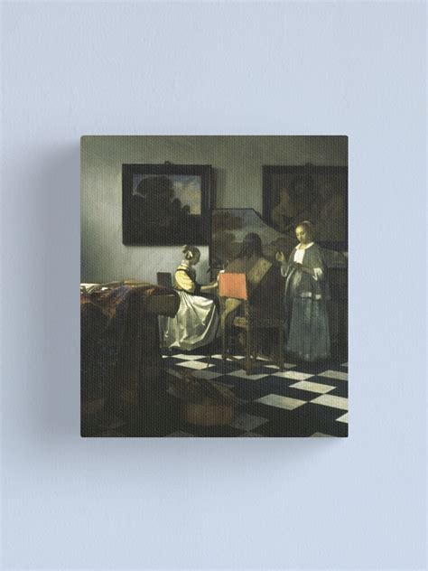 Stolen Art The Concert By Johannes Vermeer Canvas Print By Podartist