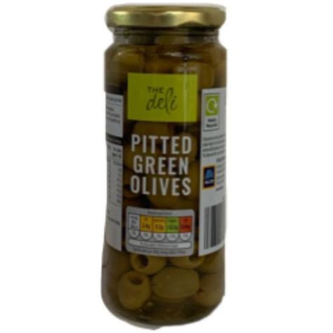 The Deli Green Pitted Olives In Brine G Supersavings