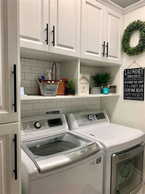 Genius Small Laundry Room Ideas With A Top Loading Washer Laundry