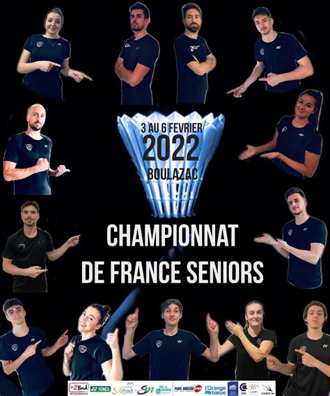 Badminton Venir Championnats De France S Niors Individuels Du