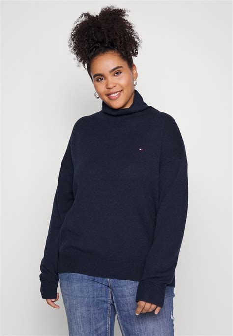 Tommy Hilfiger Curve Jumper Desert Sky Dark Blue Zalando De