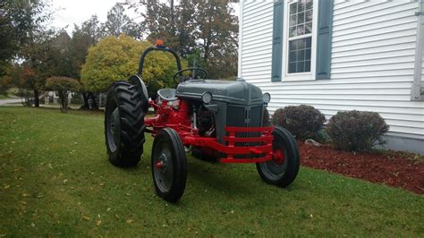 Installing The New Front Bumper On A 1952 Ford 8n Farm Tractor Youtube