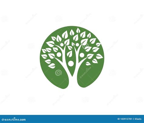 Family tree logo template stock vector. Illustration of profile - 103912781