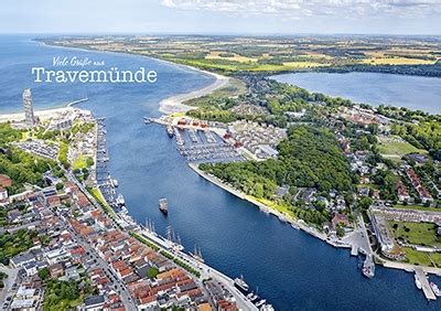 Postkarte Viele Grüße aus Travemünde Postkarten Kartenarten