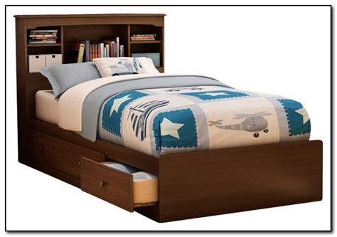 Twin Size Bed Frame With Storage - Beds : Home Design Ideas #abPwgVgPvx6779