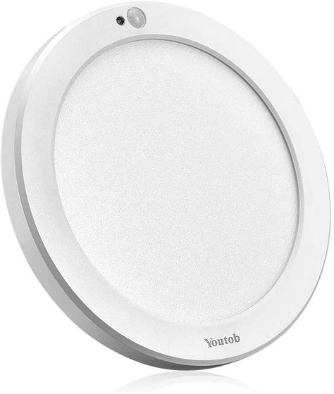 Youtob Motion Sensor Light Led Ceiling Light With S S Timeout