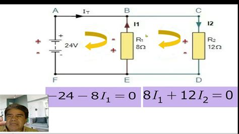 Las Leyes De Kirchhoff Ejercicio De Mallas Youtube