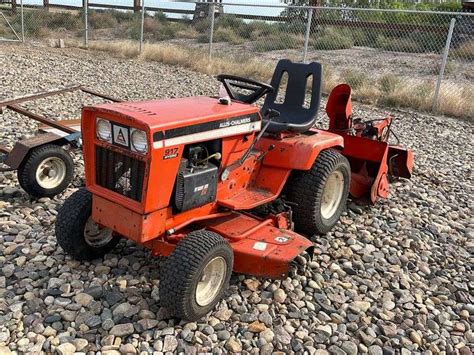 917 Allis Chalmers Riding Garden Tractor W Attachments Yorkton