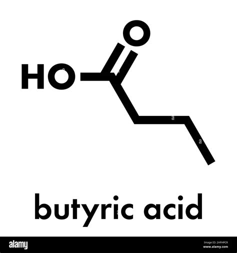 Butyric Acid Butanoic Acid Short Chain Fatty Acid Molecule Esters And Salts Are Called