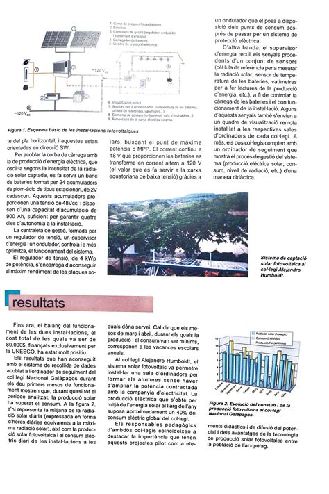 Albert Mitja Sarvise Y Sus Proyectos De Energia Renovable Colegio Con Energia Solar Fotovoltaica