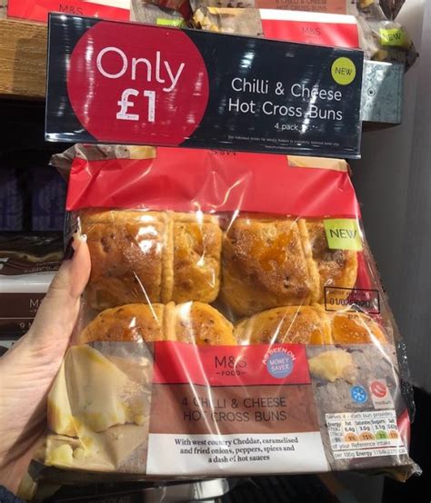 New Chilli Cheese Hot Cross Buns At M S Money Saver Online