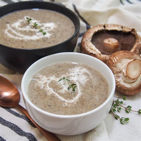 Wild mushroom soup - Caroline's Cooking