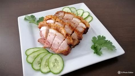 Homemade Chinese Crispy Pork Belly Roasted Pork Belly Siu Yuk Siew Yoke 脆皮花腩烧肉 Youtube