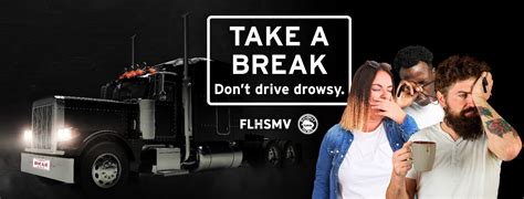 Flhsmv Urges Drivers To Take A Break To Drive Awake Florida