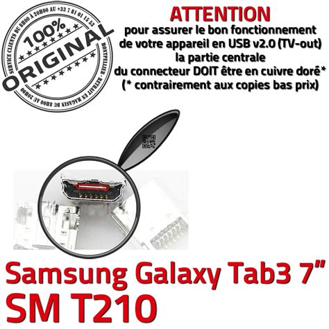 Original Samsung Galaxy Tab Sm T Connecteur De Charge Souder