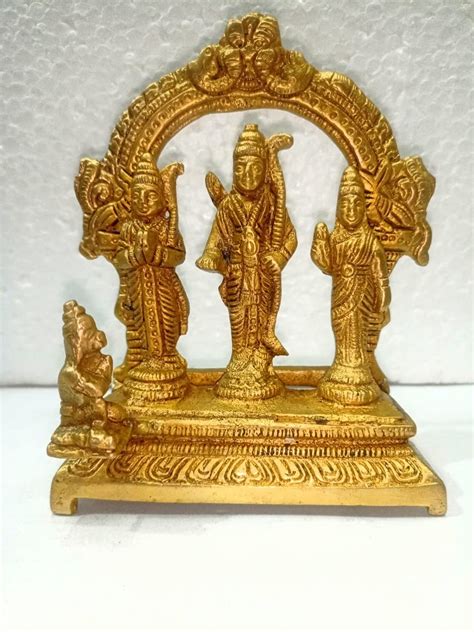 Buy Brass Lord Ram Darbar Murti Rama Sita Lakshman Hanuman Statue