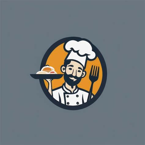 Premium AI Image | cook icon vector clipart logo design illustration