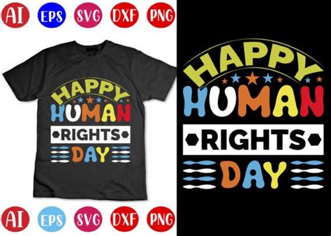 Human Rights Day T Shirt Designs Bundle Bundle Creative Fabrica