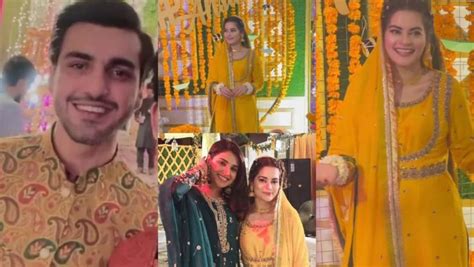 Inside Minal Khan And Ahsan Mohsins Mayoon Event Reviewitpk