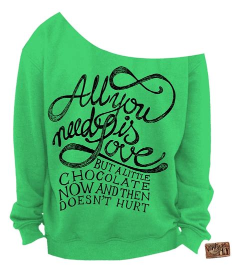 Valentines Day Sweatshirt Love Is All You Need Women Etsy