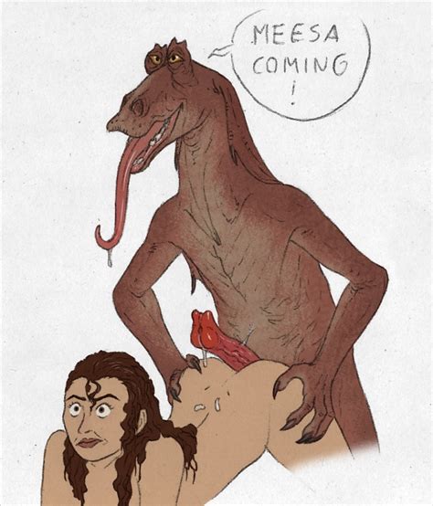 Rule 34 Alien Brown Hair Duo English Text Female From Behind Position Gungan Hair Hi Res Human