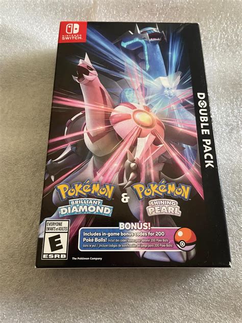 Pokemon Brilliant Diamond And Shining Pearl Double Pack New Item Box