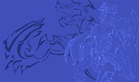 Championship Shyvana Minimalistic Wallpapers Fan Arts League Of