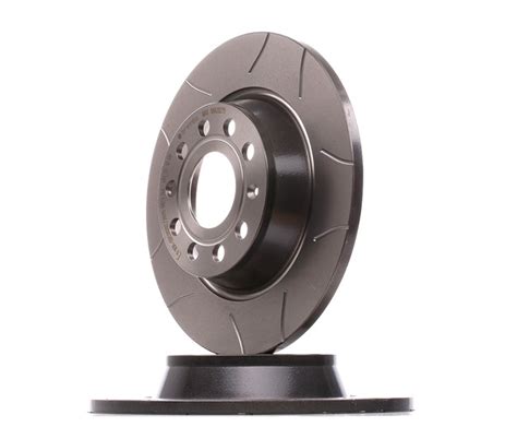 08 A202 75 BREMBO Brake Disc 282x12mm 5 Solid Slotted Coated