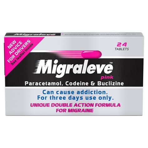 Migraleve Pink Codeineparacetamol 24 Tablets Chemist 4 U