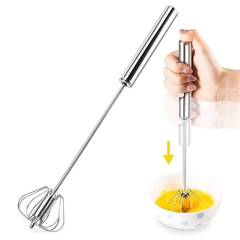 Buy PURAM Semi Automatic Whisk 12Inch Stainless Steel Egg Beater Hand