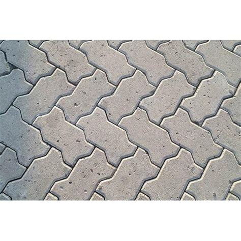 Concrete Grey Zig Zag Paver Blocks At Rs 30 Square Feet In Khategaon