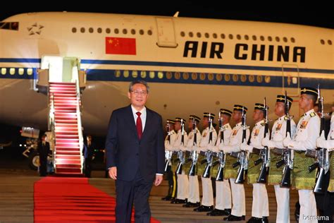 China S Premier Li Qiang Arrives In Malaysia For Three Day Official Visit