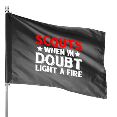 Funny Scout Joke Perfect For Scout Troop Leader Scouts 20 House Flags