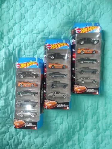 Set Rápidos Y Furiosos Hot Wheels Pack De 5 Fast And Furious MercadoLibre