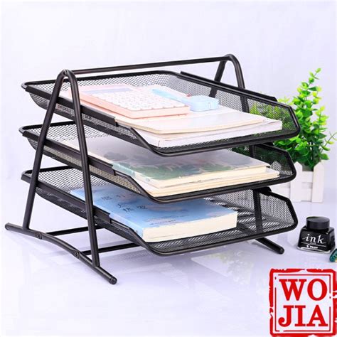 Rak Kertas Dokumen Surat 3 Susun Paper Document Letter Tray 3 Tier