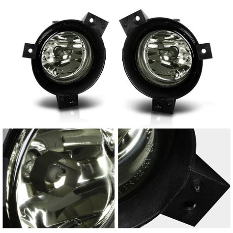 Smoked Lens Oe Style Front Bumper Fog Light Lamps W Bulbs For