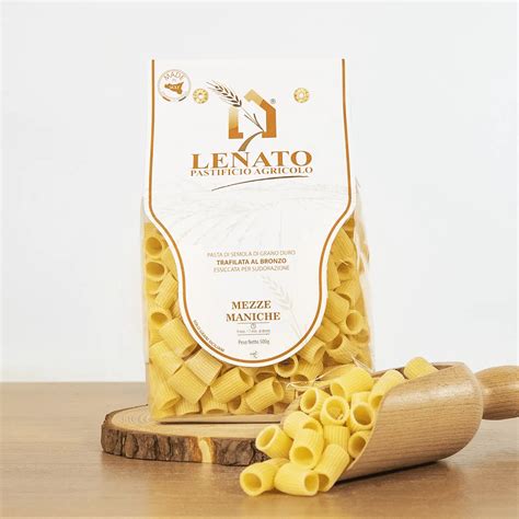 Pasta Lenato Mezze Maniche Mezze Maniche Makaronai 500g Sologusto