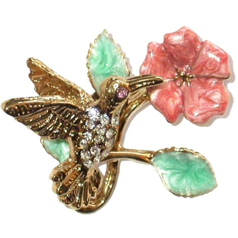 Broche Colibri Bijou fantaisie raffiné Colibri Broche