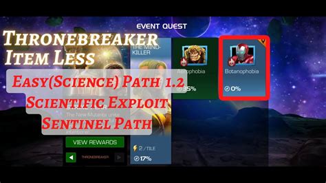 MCOC EQ 1 2 Easy Path Scientific Exploit Botanophobia STRIKE