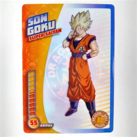 CARTE DRAGON BALL Super Trading Cards N11 Son Goku Super Saiyan Panini