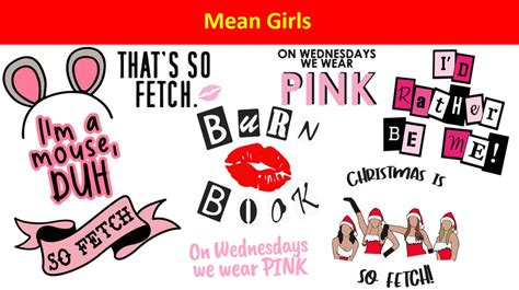 Mean Girls Svg Png Cut File Etsy