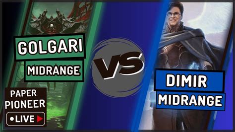 Store Champs Final Golgari Midrange V Dimir Midrange Paper