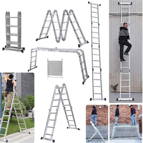 4x4 Aluminium Ladder 6 Way 4 7m 15 5ft Multi Purpose Combination