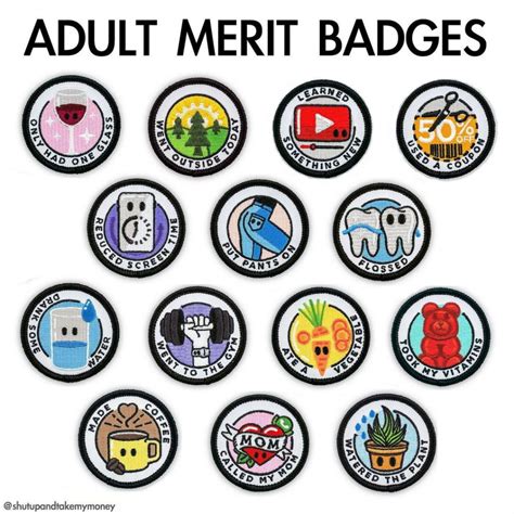 Adult Merit Badges - Elevate Your Daily Wins | PranksterGifts.com