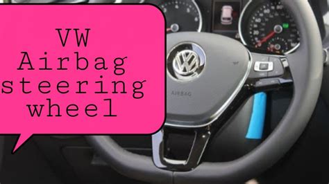 How To Remove A VW Cars Airbag Steering Wheel YouTube