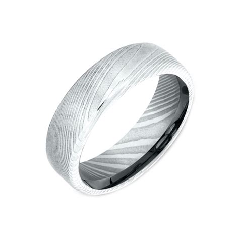 Damascus Steel Wedding Band - Josephs Jewelers