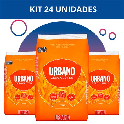 Macarrão de Arroz Pena Urbano Zero Glúten 500g Loja Maximo Benefícios