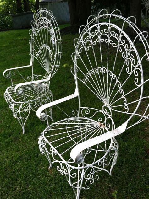 Vintage Wrought Iron Patio Chairs Patioset One