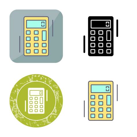 Calculator Vector Icon 30237507 Vector Art At Vecteezy